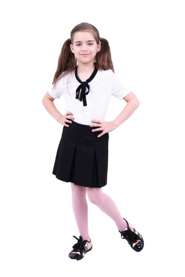 Черная юбка для маленькой школьницы