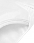 Белый котоновый боди с короткими рукавами и принтом