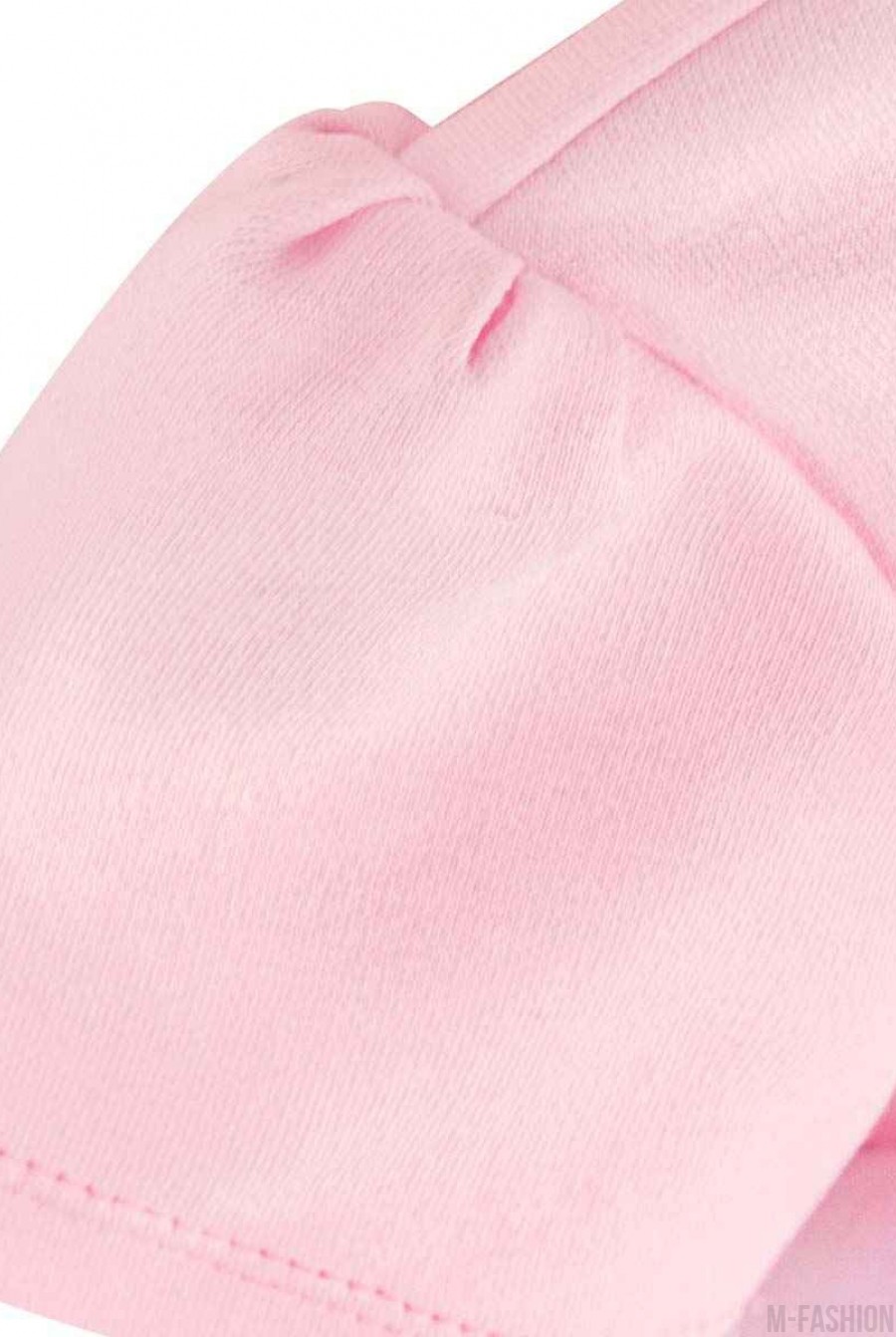 Розовое хлопковое боди с длинной фатиновой юбкой и с возможностью индивидуальной печати имени (латиница) на принте- Фото 5