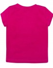 Хлопковая футболка розового цвета с принтом