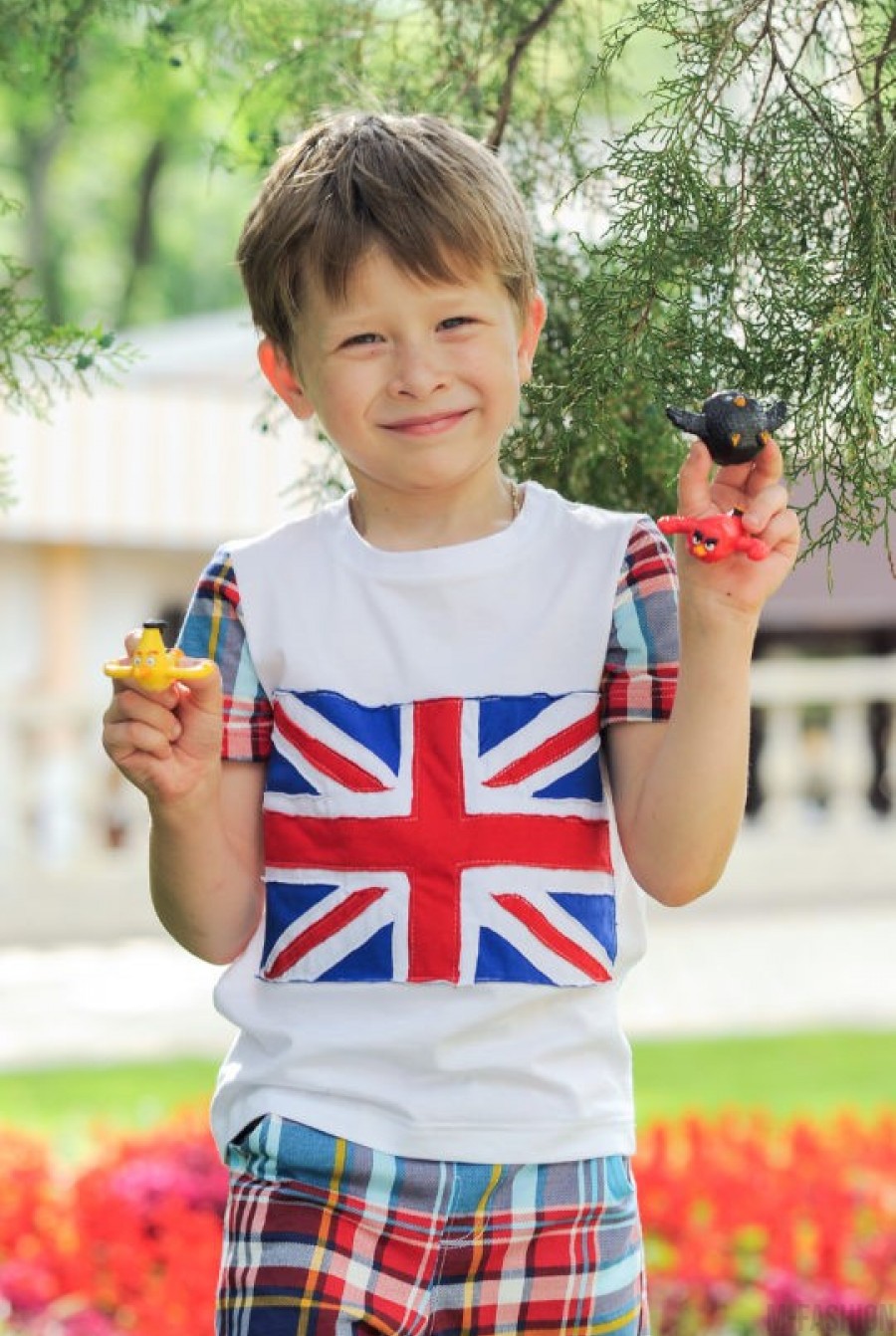 Детская футболка с флагом Британии- Фото 3