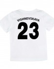 Хлопковая футболка с принтом и возможностью индивидуальной печати фамилии и номера