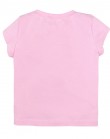 Розовая котоновая футболка с короткими рукавами