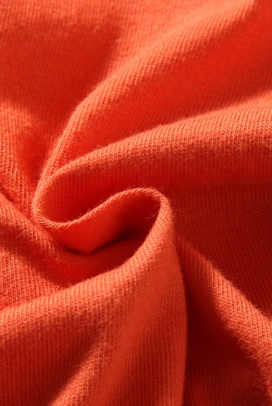 Оранжевая хлопковая кофта с аппликацией- Фото 4