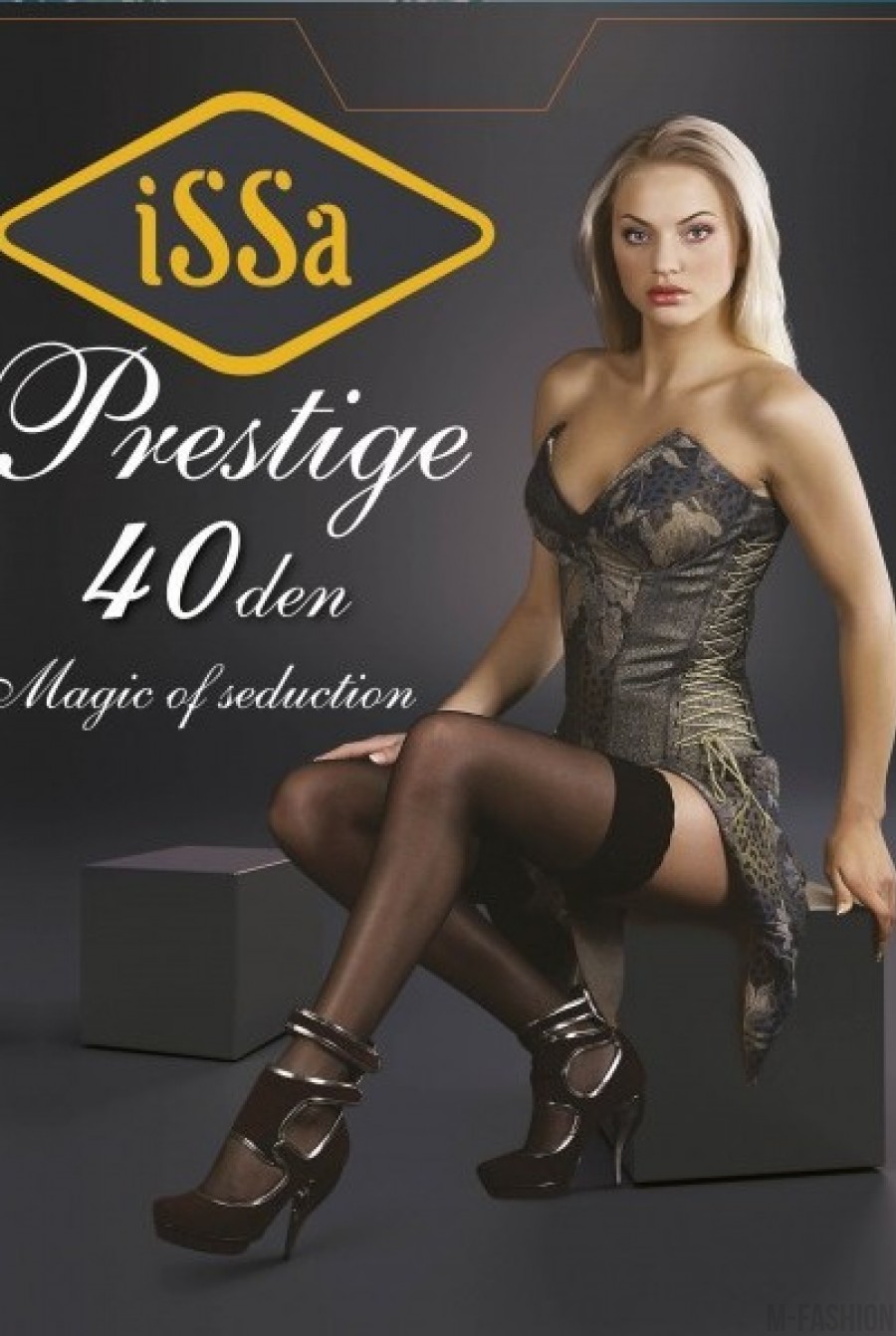 Чулки Prestige 40 den черного цвета - Фото 1
