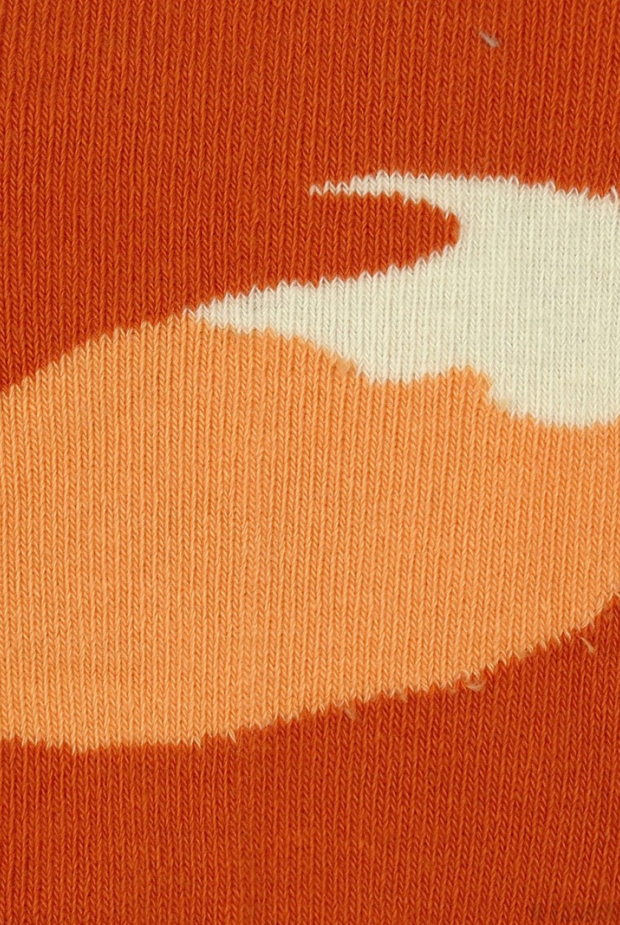 Оранжевые хлопковые леггинсы для ношения под подгузник- Фото 2