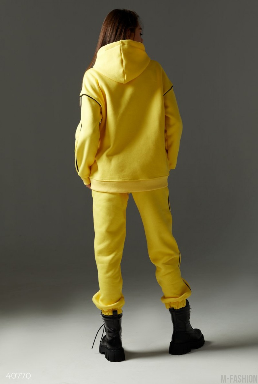 Яркий желтый костюм на флисе- Фото 7