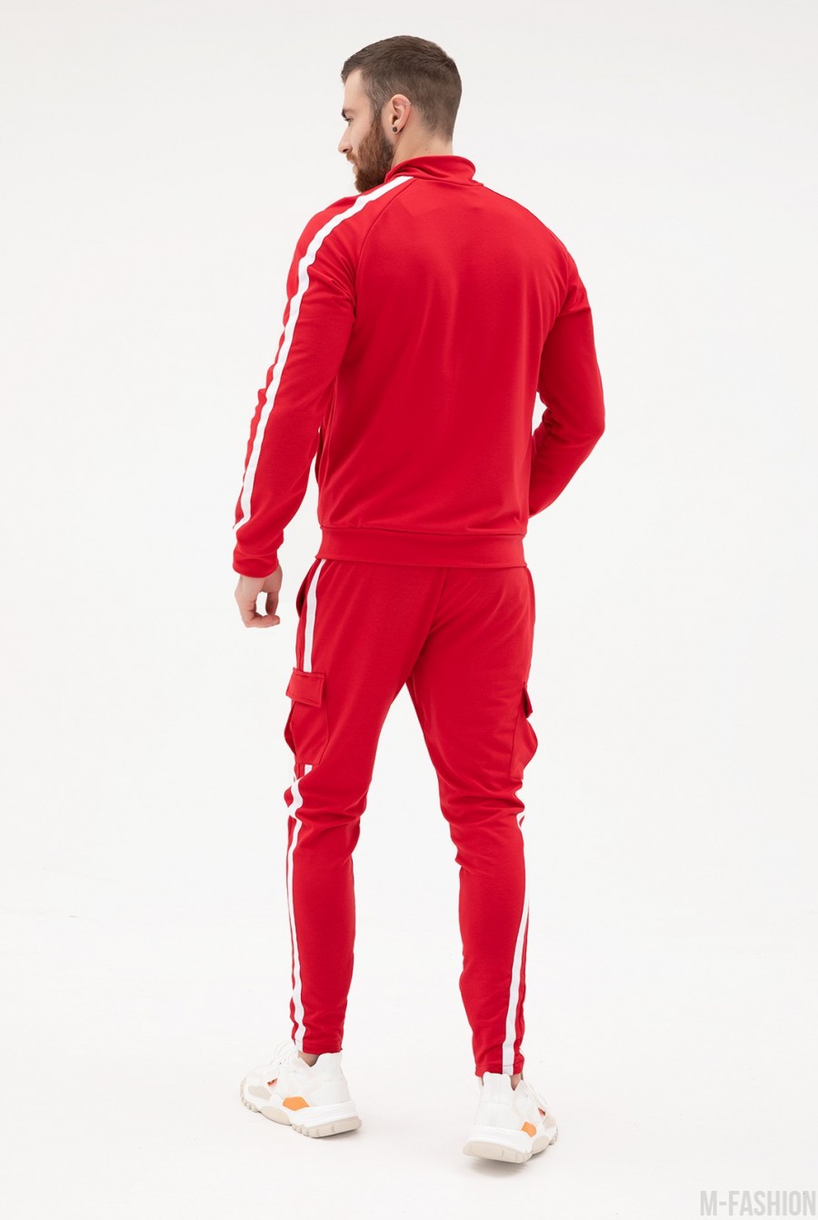 Красный костюм с тесемками- Фото 3