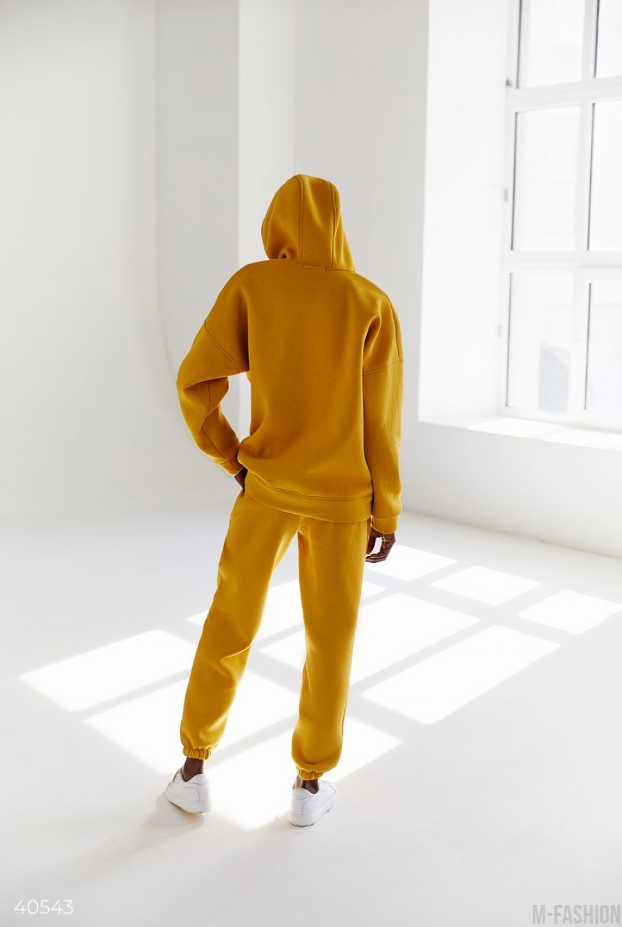 Теплый желтый костюм на флисе- Фото 8