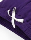 Фиолетовые трикотажные штаны на резинке