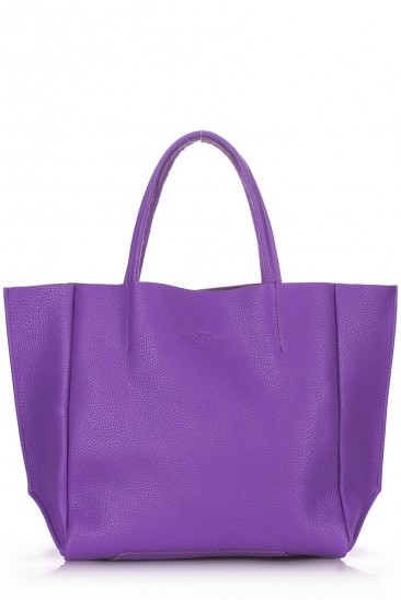 Кожаная фиолетовая сумка Soho классического дизайна