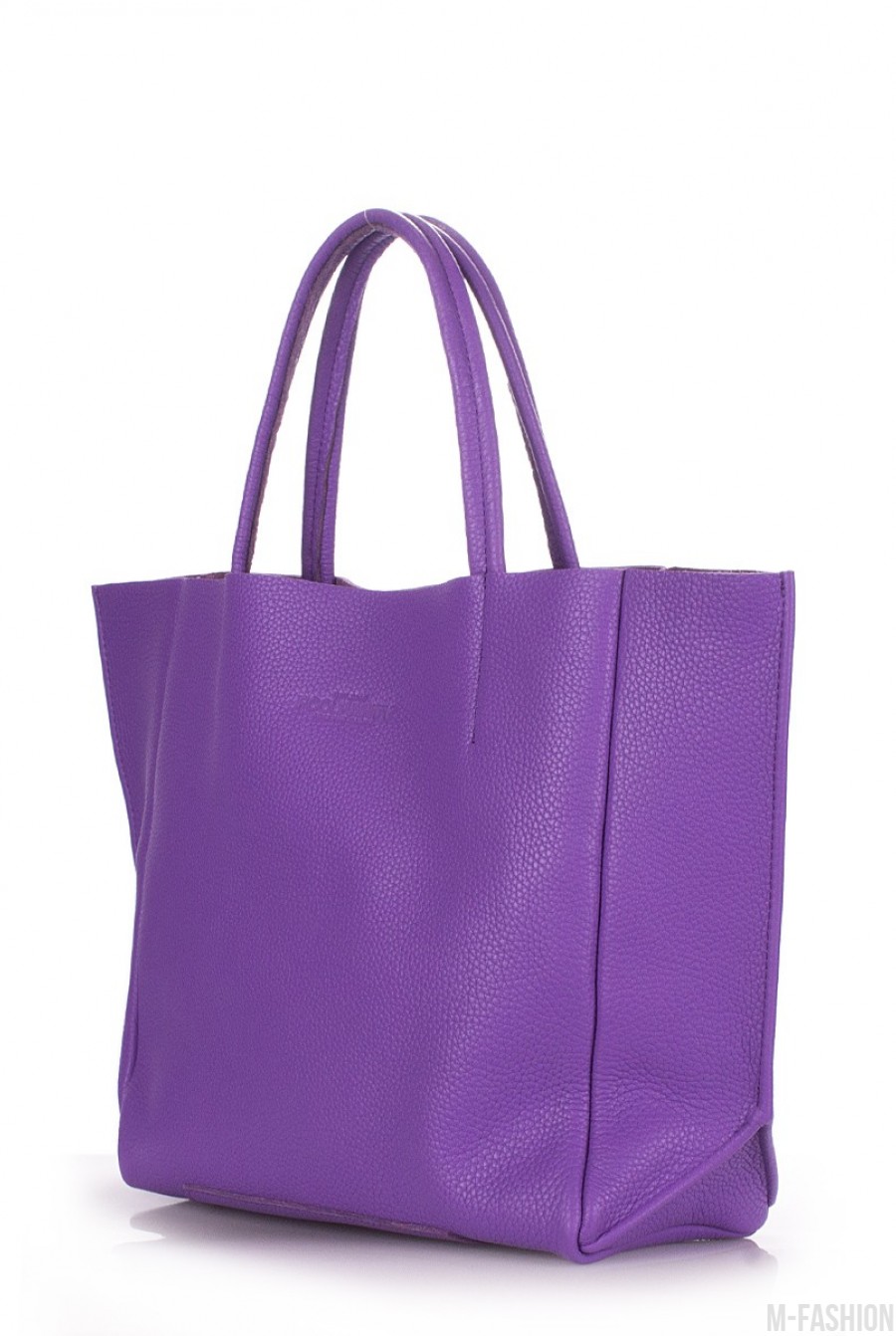 Кожаная фиолетовая сумка Soho классического дизайна- Фото 2