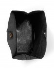 Кожаная черная сумка-клатч Lunchbox