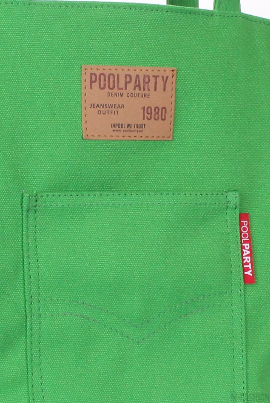 Зеленая сумка Arizona с кожаной нашивкой и стильным кармашком- Фото 3