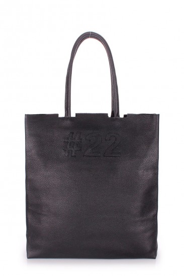 Кожаная черная сумка #22