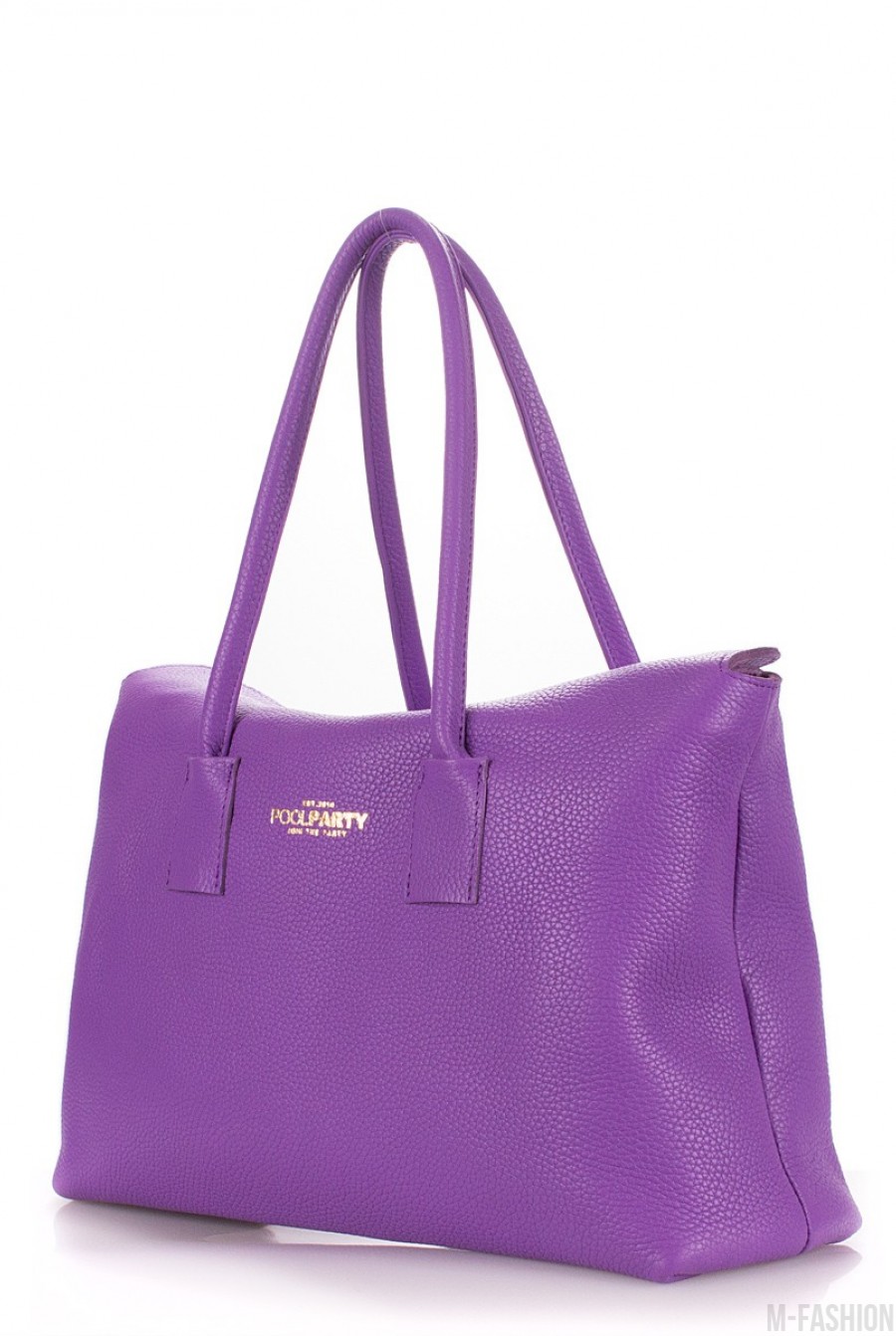Кожаная фиолетовая сумка Sense- Фото 2