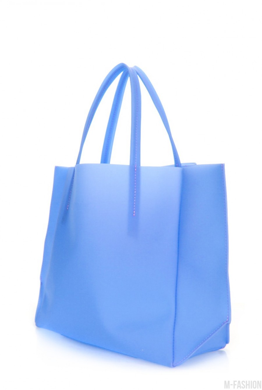 Пластиковая сумка-шоппинг Gossip голубая- Фото 2