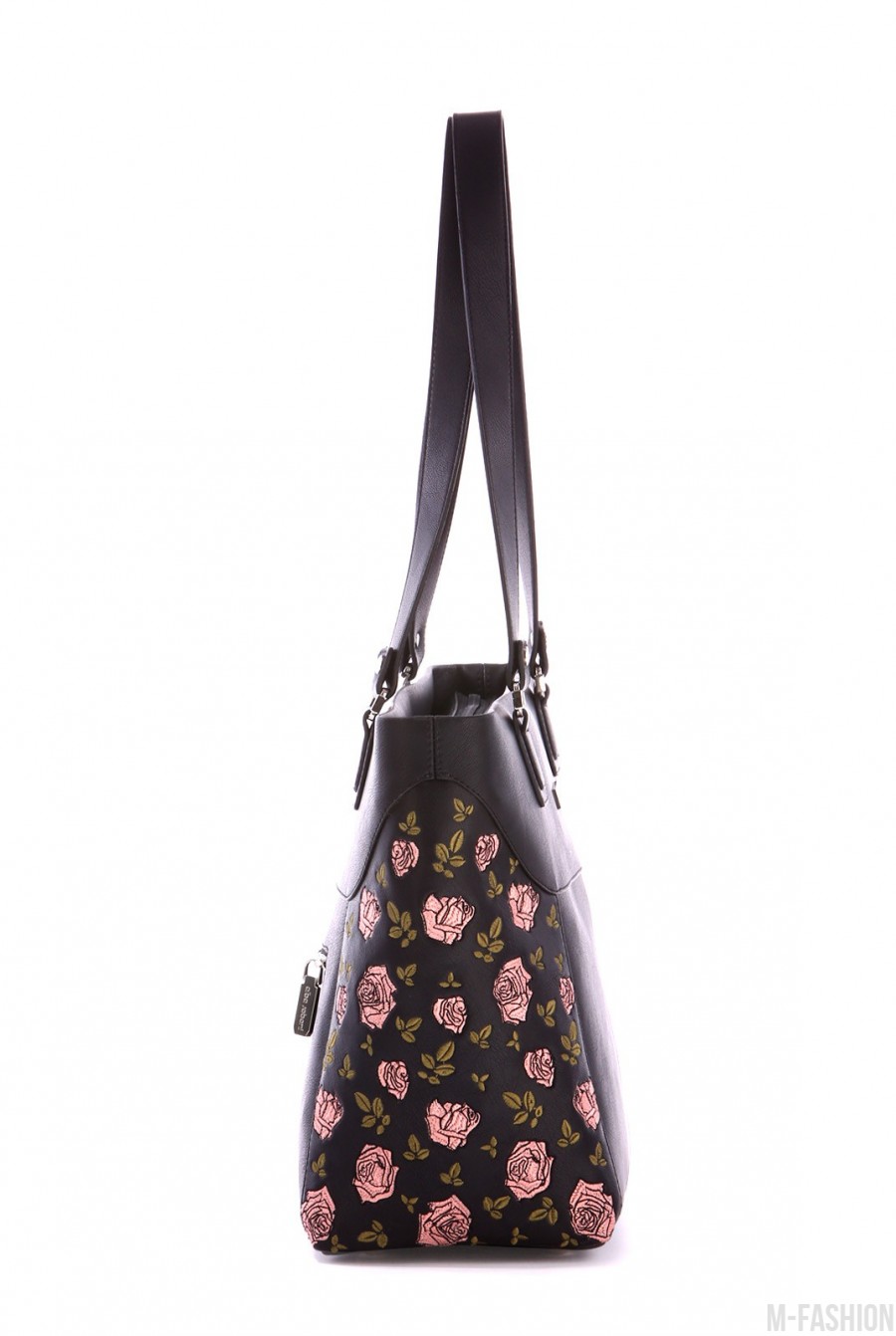Стильная сумочка с цветочной вышивкой- Фото 2