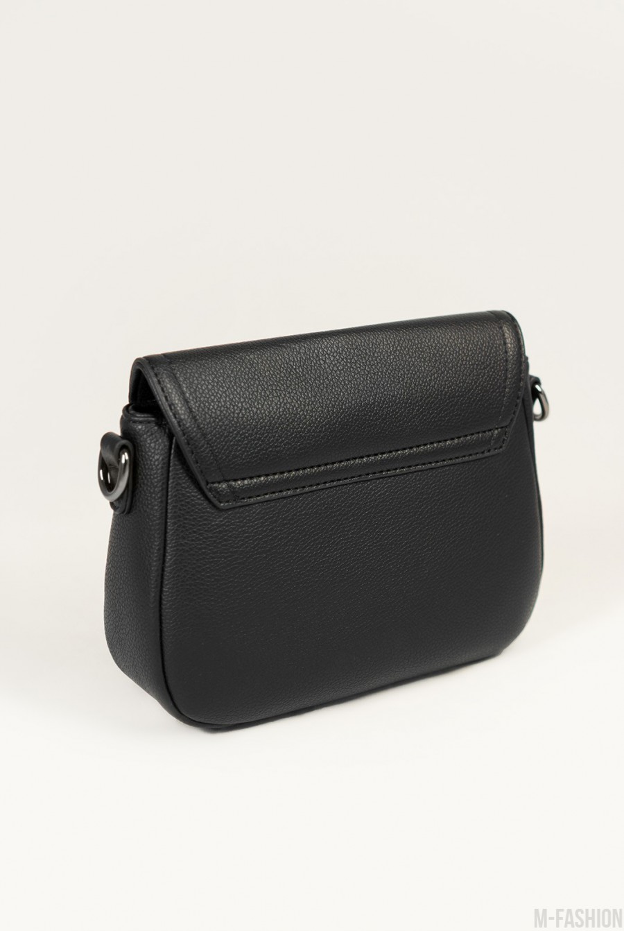 Черная небольшая сумочка кросс-боди- Фото 2