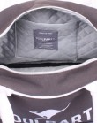 Коттоновая сумка-саквояж серого цвета