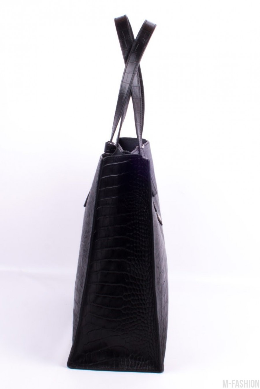 Женская сумочка из натуральной кожи под крокодила- Фото 3