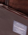Замшевая коричневая сумочка Soho с втавками из натуральной кожи