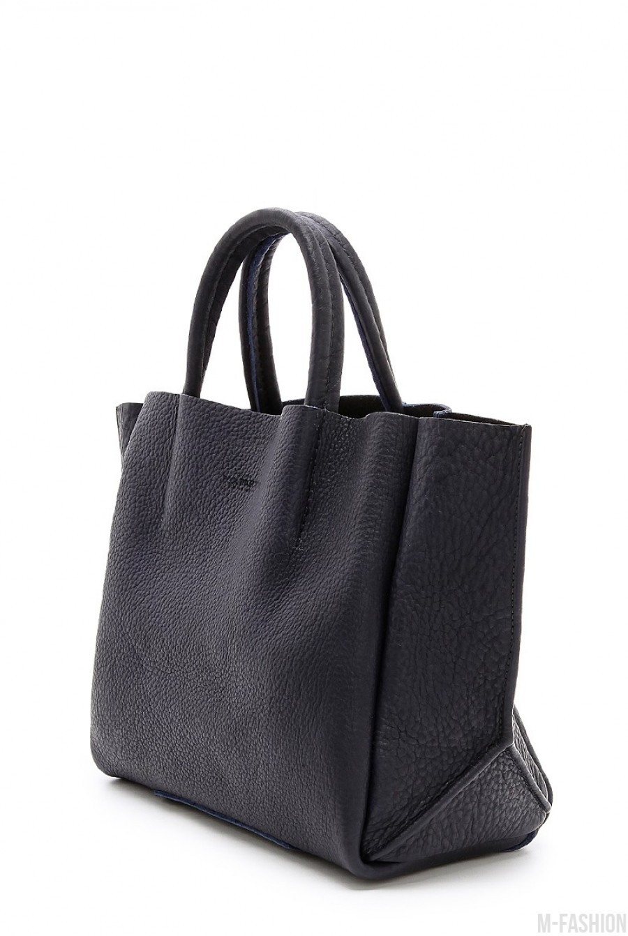 Кожаная черная сумка Soho классического дизайна- Фото 2