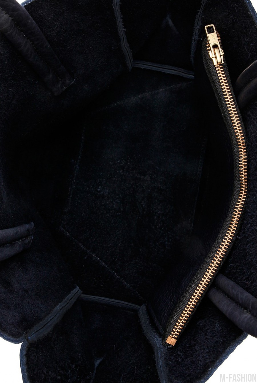 Кожаная черная сумка Soho классического дизайна- Фото 3