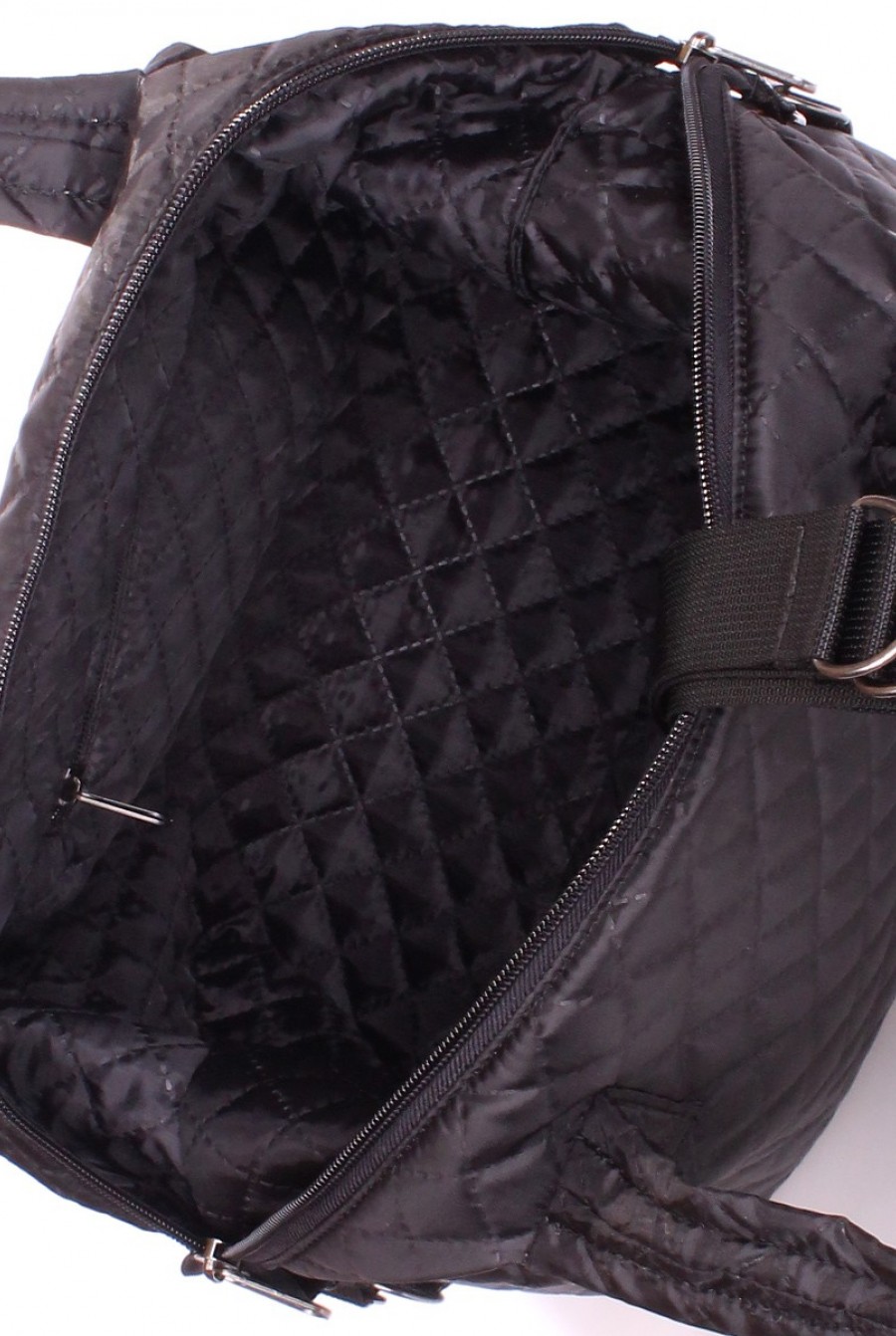 Повседневная стеганая сумочка черной расцветки- Фото 3
