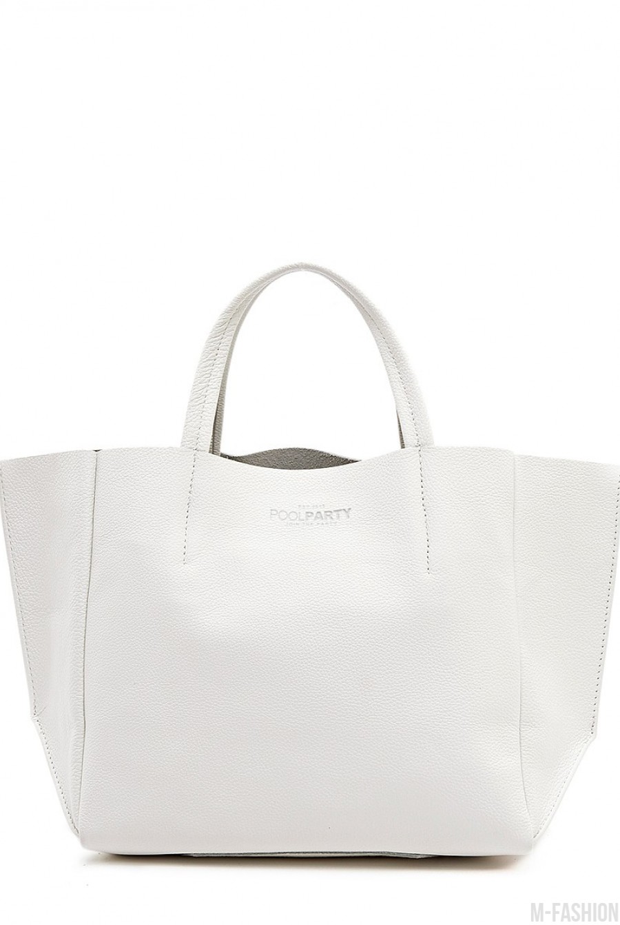 Кожаная белая сумка Soho - Фото 1