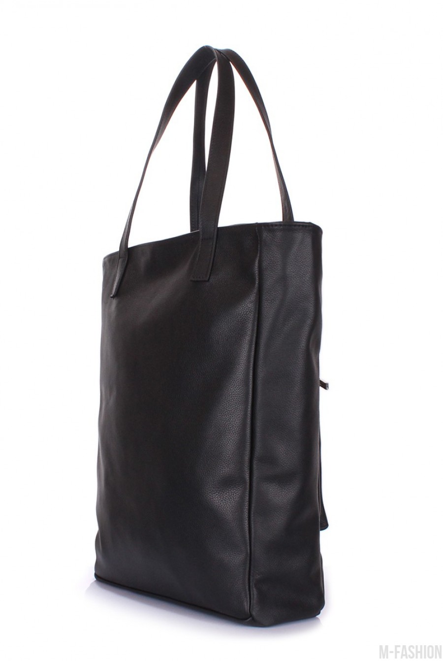 Кожаная сумка Spirit с стильным накладным кармашком- Фото 3