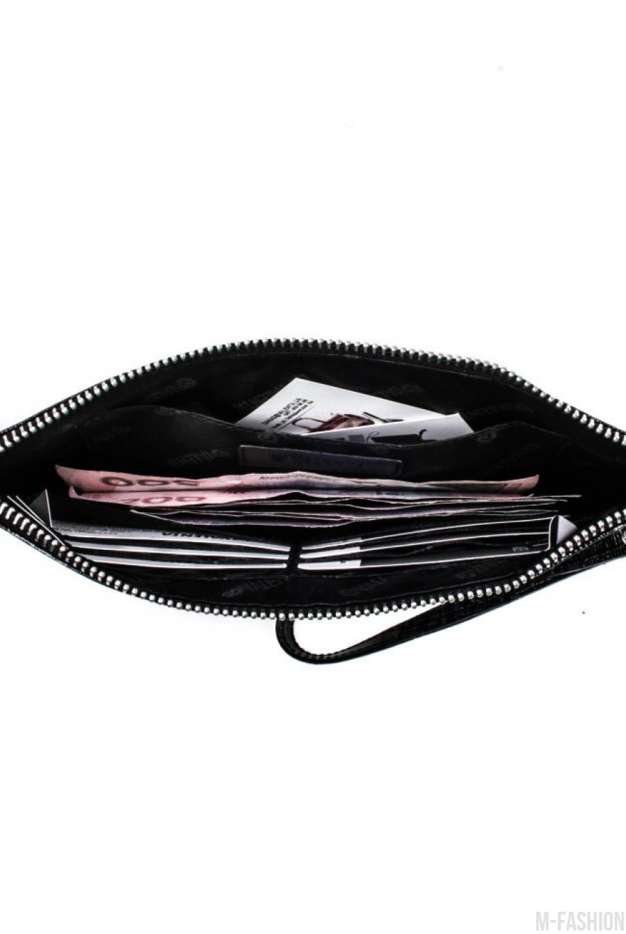 Стильная сумочка клатч из натурального лака- Фото 4