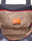 Джинсовая сумка Arizona с кожаной нашивкой и стильным кармашком