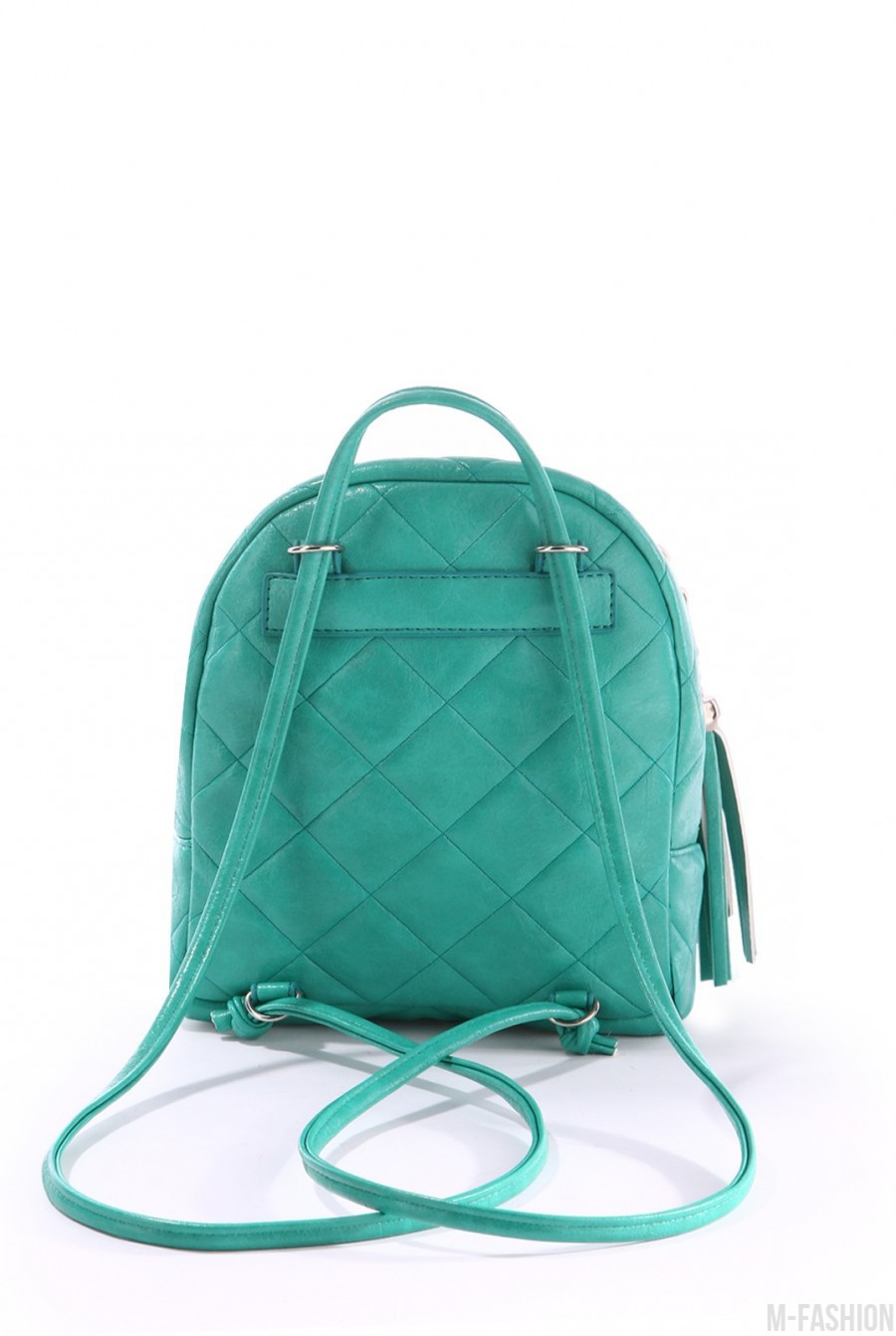 Яркий стильный мини-рюкзак с кисточкой- Фото 4