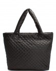 Стеганая черная сумка с удобным и стильным дизайном
