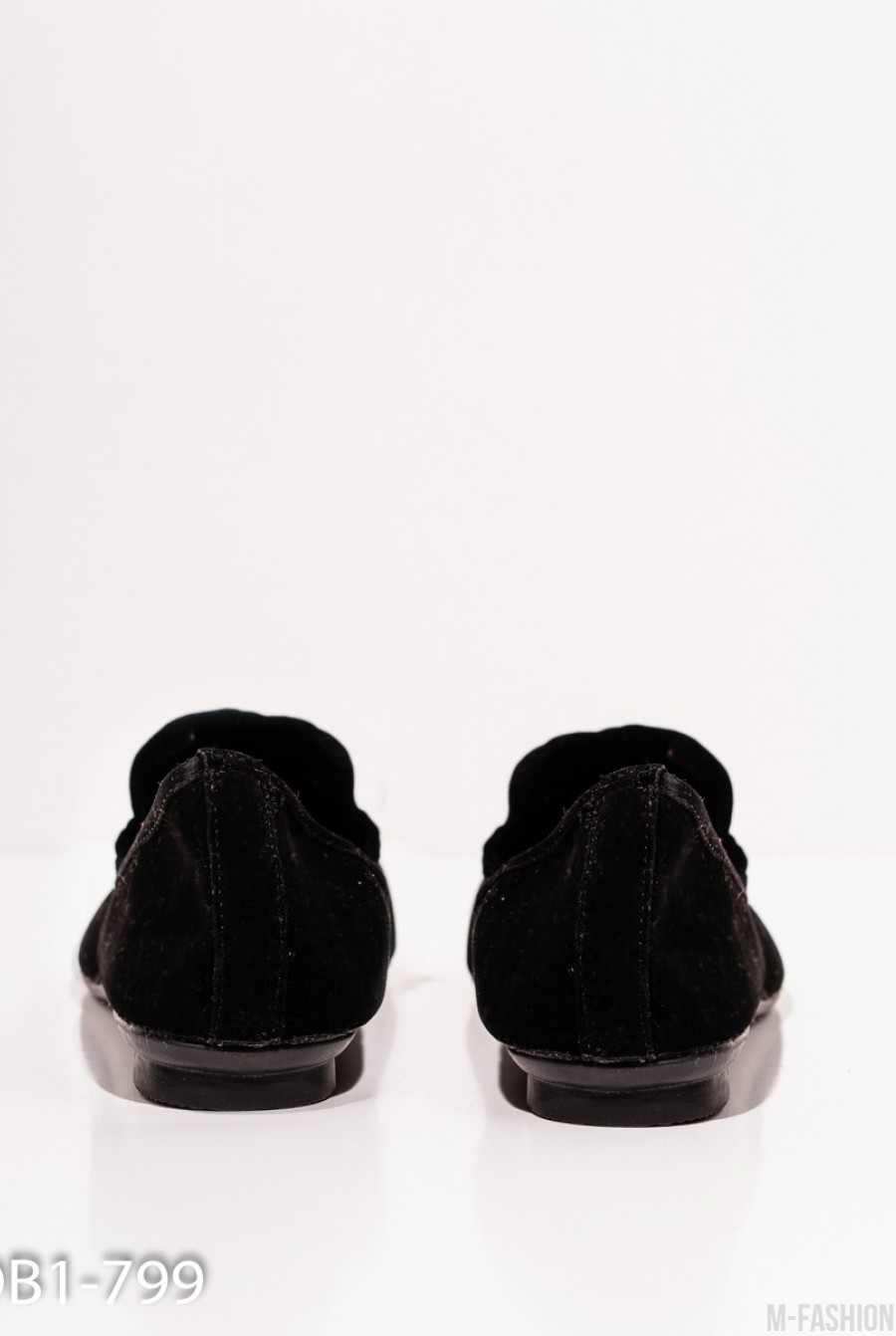 Черные туфли с мыском в виде собачки- Фото 4