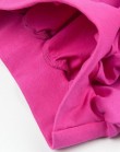 Розовая юбка-колокол из футера