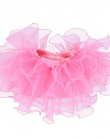 Розовая воздушная многослойная юбка из фатина