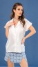 Белая классическая блуза из шелка